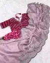 Lotus 5 JK Designer Silk Embroidery Party Wear Sarees Wholesale Clothing Suppliers In India
